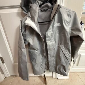 The North Face Silver Hooded Jacket